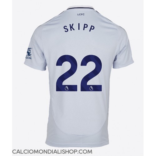 Maglie da calcio Leicester City Oliver Skipp #22 Terza Maglia 2024-25 Manica Corta